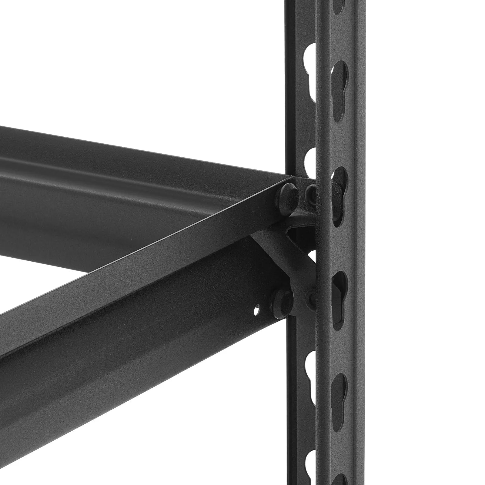 5-Tier Adjustable Storage Shelves, 2500 lb Capacity Heavy-Duty Garage Shelving Unit, Metal Utility Storage Rack with Adjustable Shelves, 40.35" x 20.35" x 71.38"