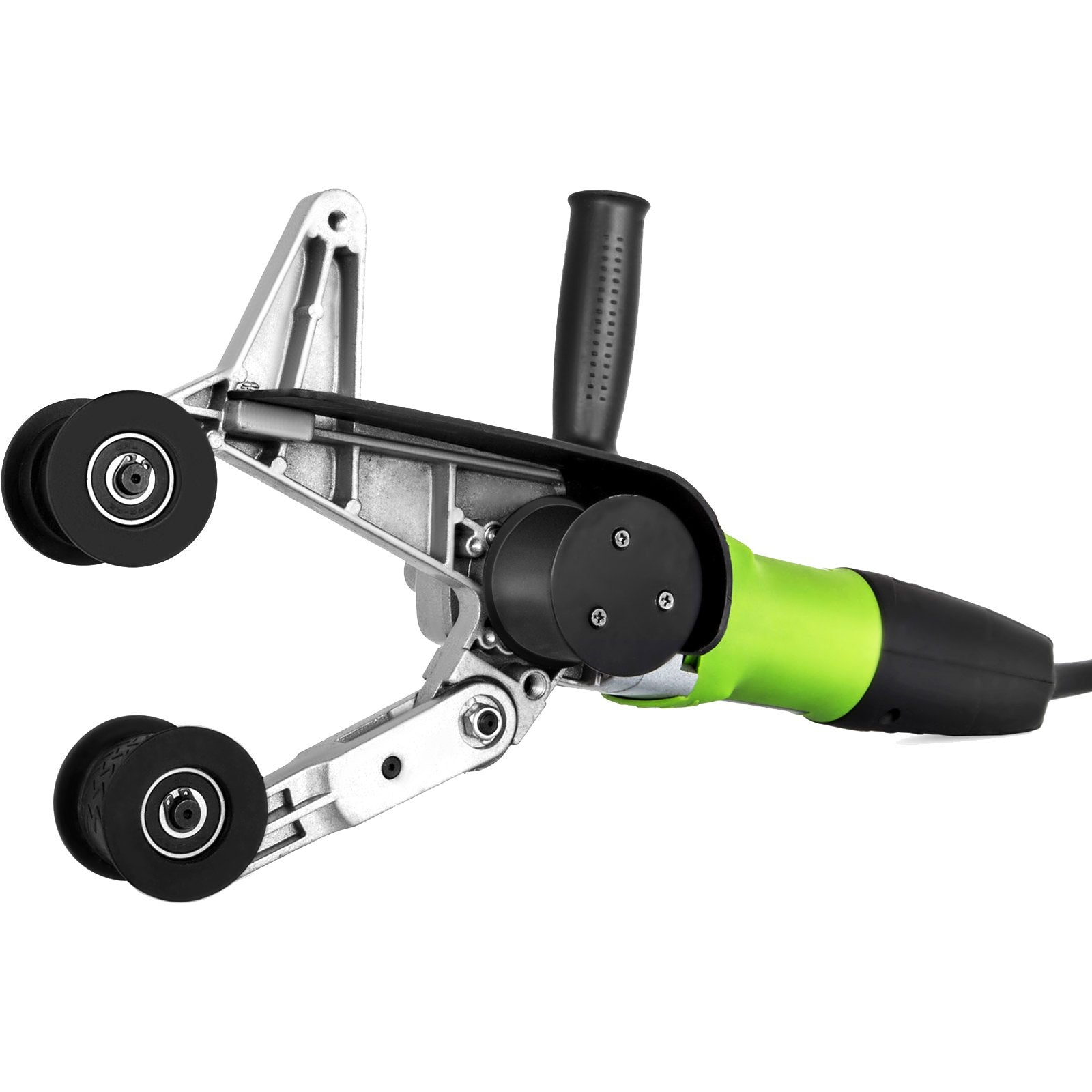 VEVOR Pipe Tube Polisher Sander 7\"/180 mm Max Pipe Diameter,Sander Polisher Grinder 110V 800W,Professional Belt Sander Grinding Machine 6 Speeds Adjustable,for Burnishing Finishing Stainless Steel 