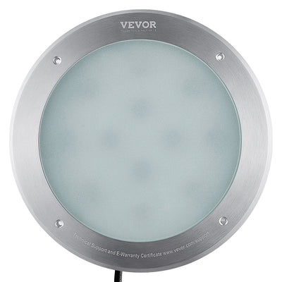 VEVOR 120V AC LED Pool Light, 10 Inch 40W, RGBW Color Changing Inground Swimming Pool Spa Light Underwater, with 50 FT Cord Remote Control, Fit for 10in Large Wet Niches, IP68 & Tested to UL Standards 