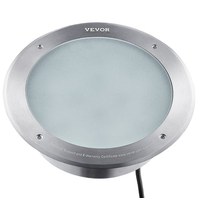 VEVOR 12V LED Pool Light, 10 Inch 40W, RGBW Color Changing Inground Swimming Pool Spa Light Underwater, with 50 FT Cord Remote Control, Fit for 10 in Large Wet Niches, IP68 & Tested to UL Standards 
