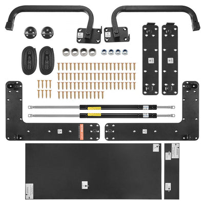 VEVOR Murphy Bed Kit Full Deluxe DIY Wall Bed Mechanical Hardware Kit Folding 