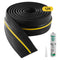 VEVOR Garage Door Threshold Seal Strip 12 FT Universal Bottom Waterproof PVC