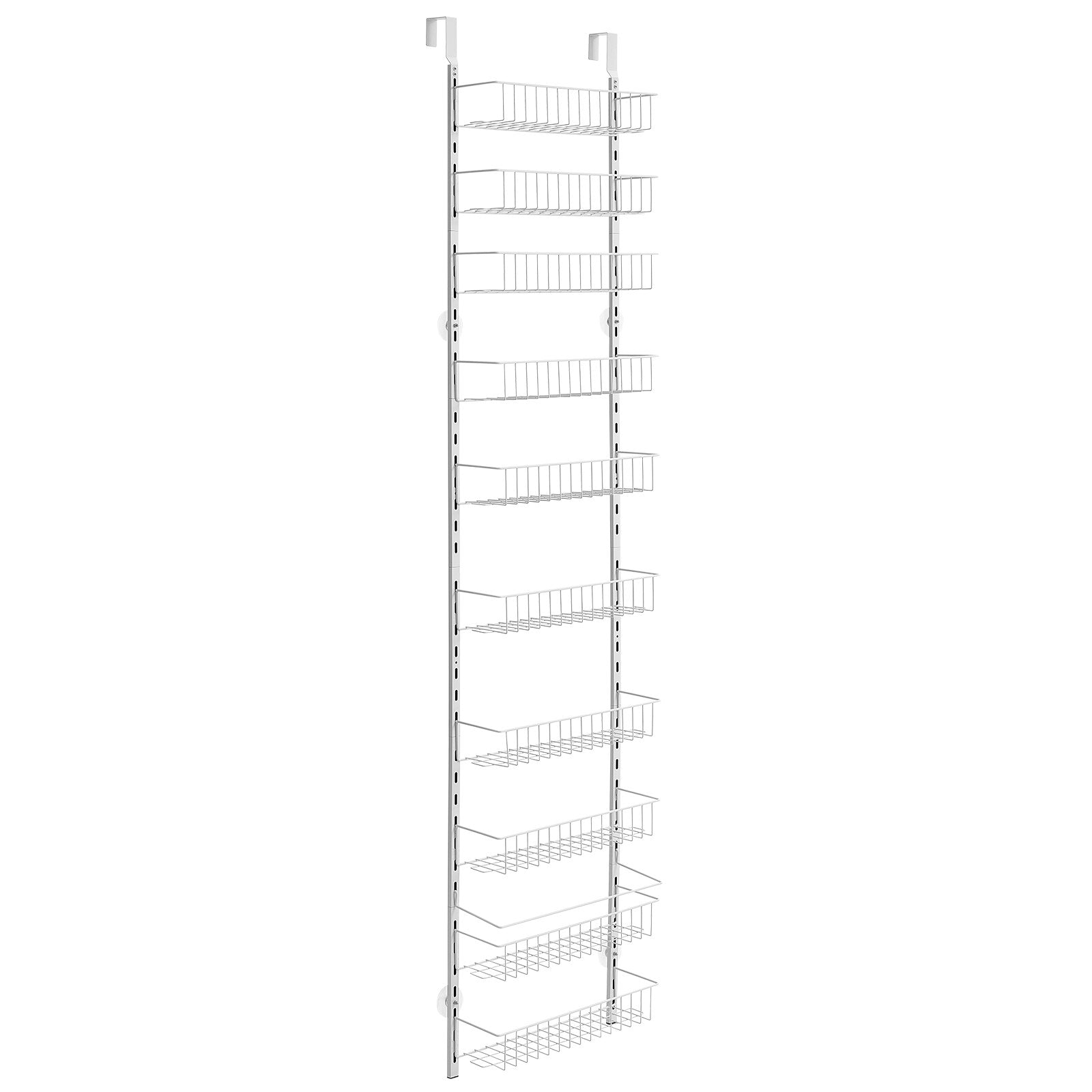 VEVOR 10-Tier Over the Door Pantry Organizer Hanging Storage Rack Adjustable 
