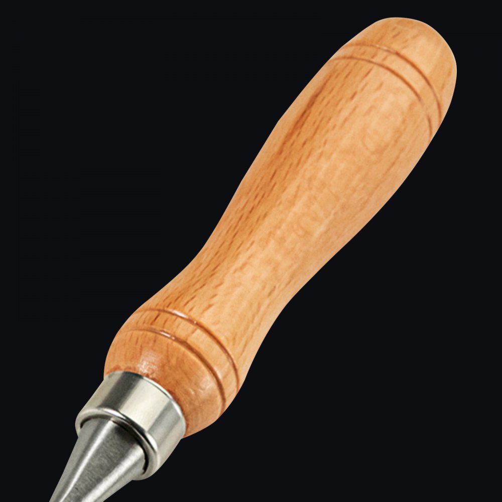 VEVOR Woodworking 12pcs Lathe Chisel?Wood Carving Hand Chisel 3-3/4Inch Blade Length, Wood Turning Tools with Wooden Storage Case, for Wood Carving Root Carving Furniture Carving Lathes 