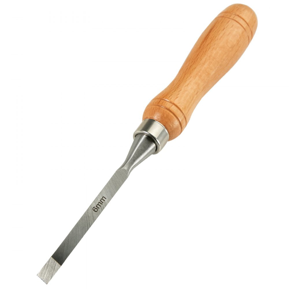 VEVOR Woodworking 12pcs Lathe Chisel?Wood Carving Hand Chisel 3-3/4Inch Blade Length, Wood Turning Tools with Wooden Storage Case, for Wood Carving Root Carving Furniture Carving Lathes 