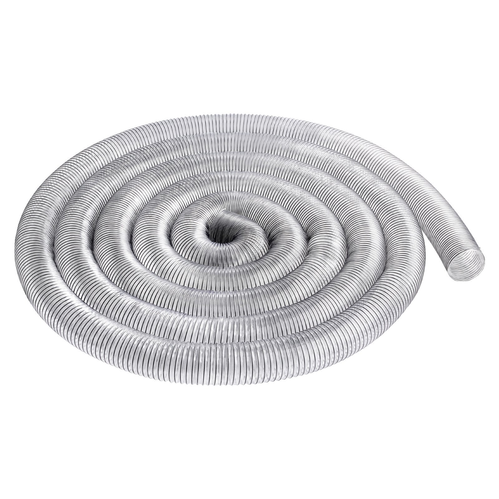VEVOR 4'' x 50' Dust Collection Hose Thickened PVC Flexible Clear Hose 