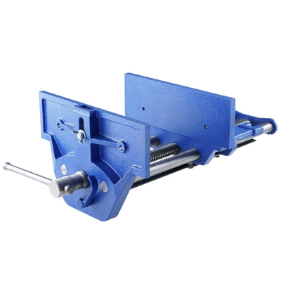 VEVOR Woodworking Vise, 13 inch Woodworking Bench Vise, Heavy-duty Cast Iron Vice for Workbench 10.6" Jaw Width, with Quick Release Lever for Woodworking, Cutting, and Drilling 