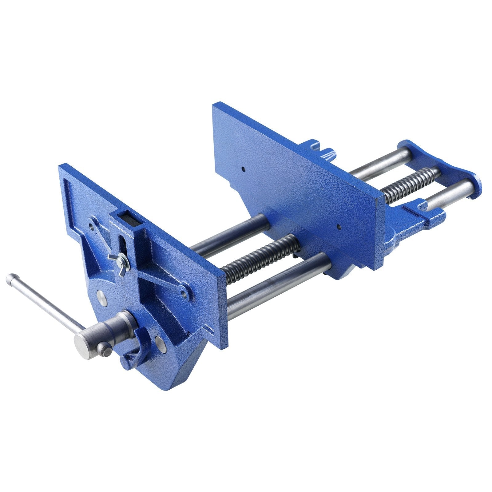 VEVOR Woodworking Vise, 13 inch Woodworking Bench Vise, Heavy-duty Cast Iron Vice for Workbench 10.6" Jaw Width, with Quick Release Lever for Woodworking, Cutting, and Drilling 