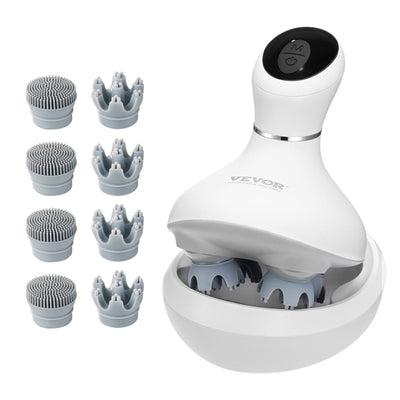 VEVOR Electric Scalp Massager Rechargeable Head Massager Waterproof Portable 
