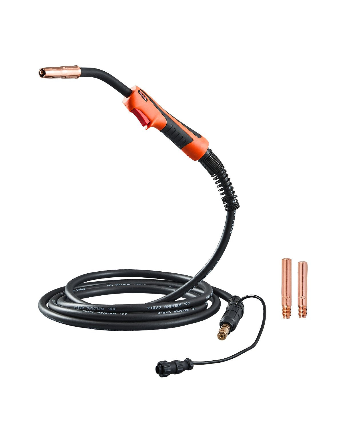 VEVOR 250Amp Mig Welding Gun with 15FT Cable for 0.035" & 0.045" Welding Wires 