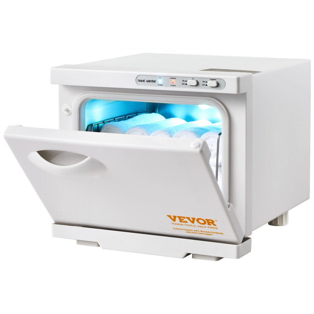 VEVOR Hot Towel Warmer, 8L Spa Hot Towel Warmer Cabinet, 2-in-1 Towel Warmer with Stainless Steel Rack, Holds up to 16 Towels, Quick All-round Heating for Facials, SPA, Massage, Salon, Bathroom,Beauty 