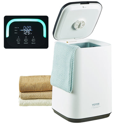 VEVOR Towel Warmer 20L, Towel Warmer Bucket with 24h Delay Timer, 20/40/60 Min Auto Shut Off, Child Lock, LED Screen & U-shaped Light, Large Towel Warmer for Bathroom, Spa, Bathrobe, Blanket & Pajama 