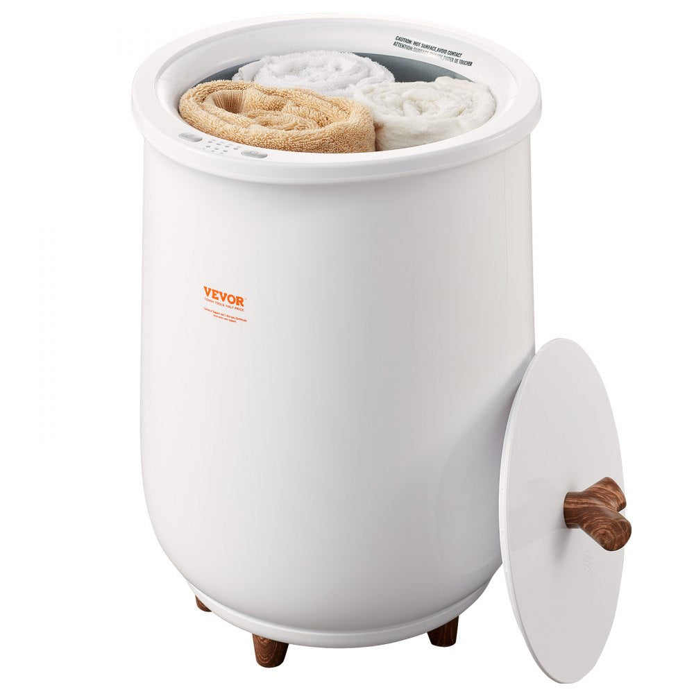 VEVOR Towel Warmer Bucket, 20L Large Towel Warmer for Bathroom, Auto Shut Off Towel Heater with 4-Level Timer Fits up to Two 40"x70" Oversized Towels, Bathrobes, Blankets, ETL & FCC Certified 