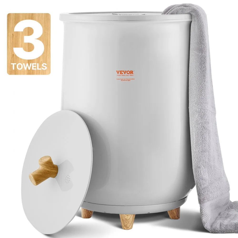20L Towel Warmer Bucket with Adjustable Heat, Timer & Auto Shut-Off for Towels, Robes & Blankets