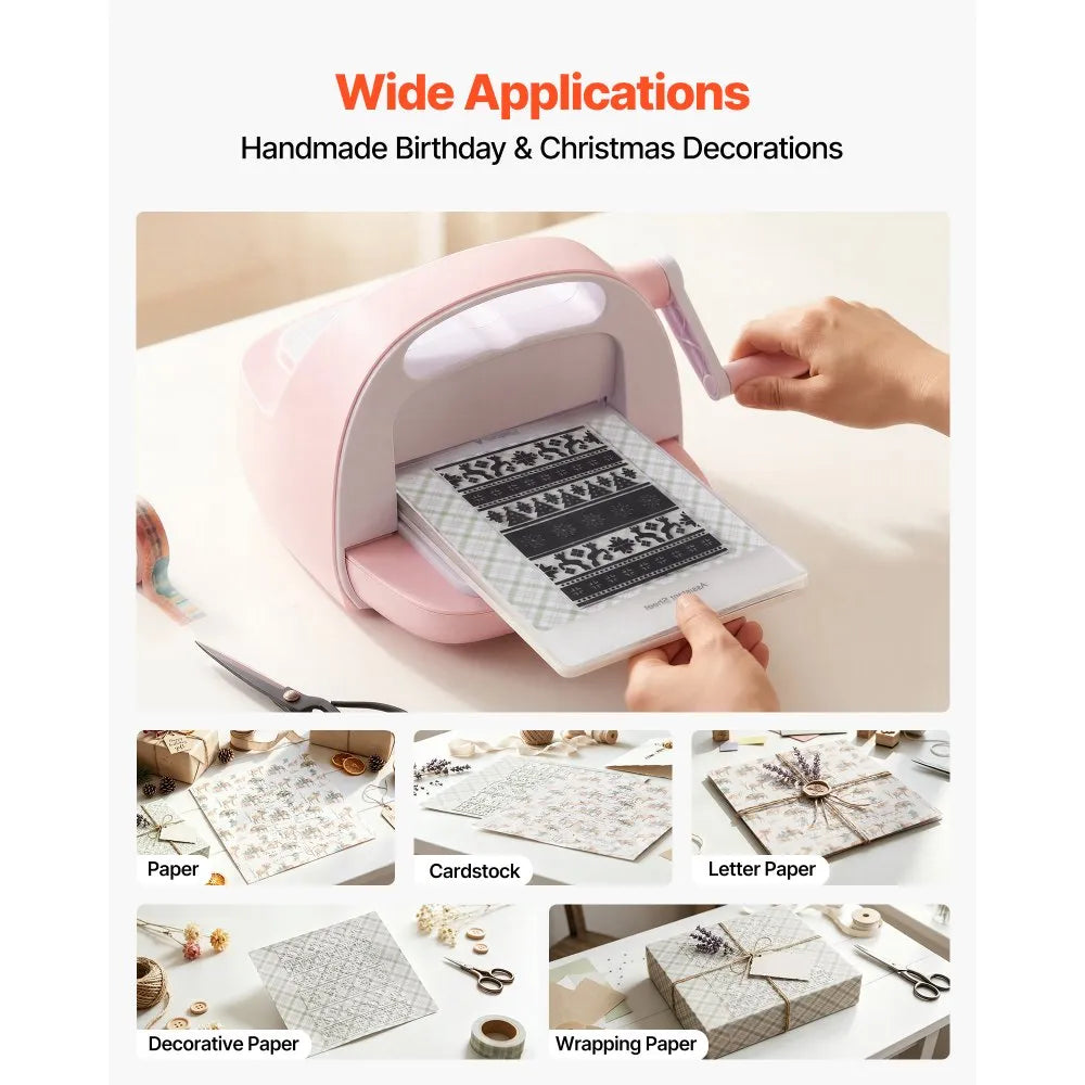 Embossing Folders Set, 15 Pieces 4.13" x 5.83" PP Plastic Embossing Plates for Die Cutting, Card Making, Scrapbooking & DIY Paper Crafts