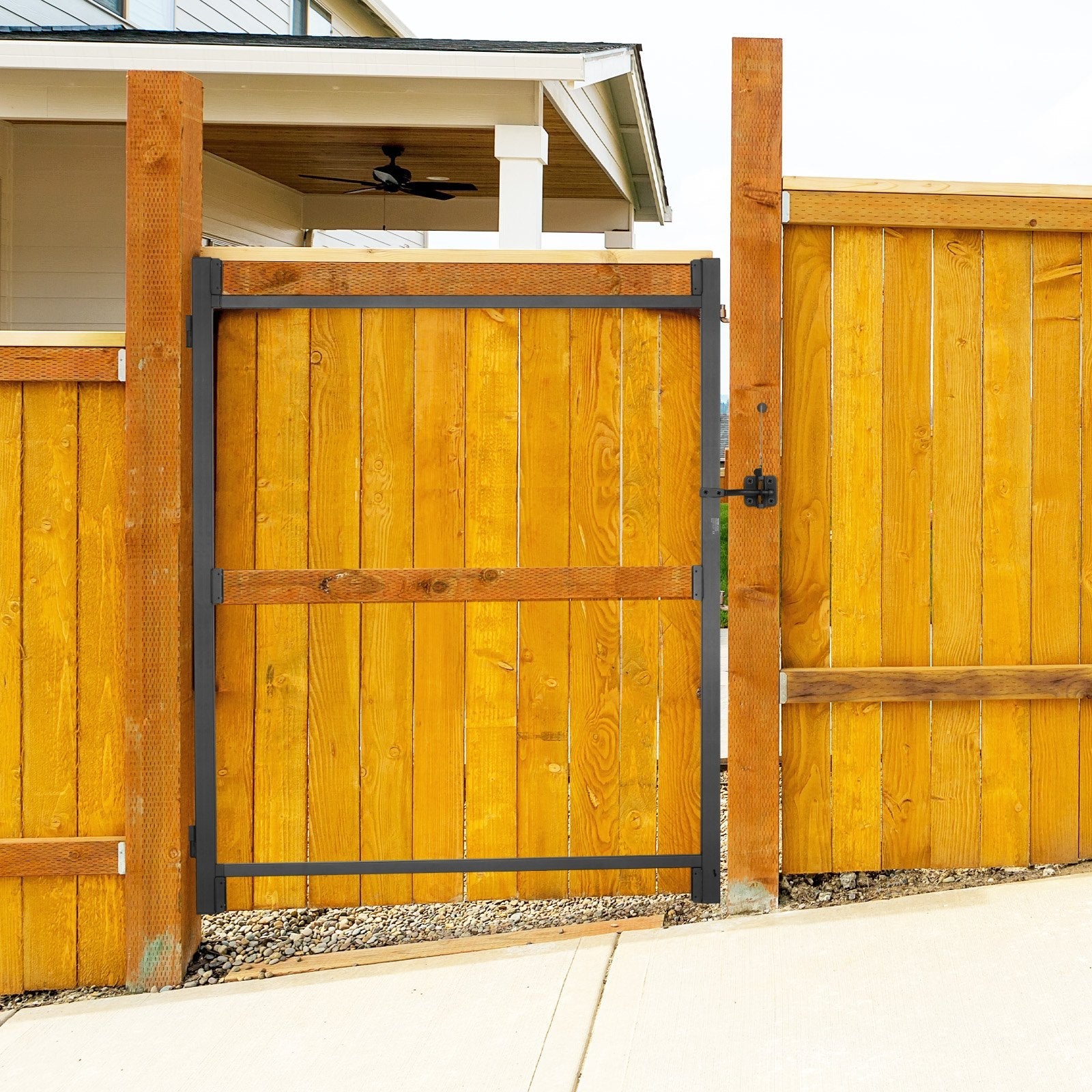 VEVOR Gate Building Kit Fits 36 to 60 in Wide Openings 6 to 7 ft High Fence 