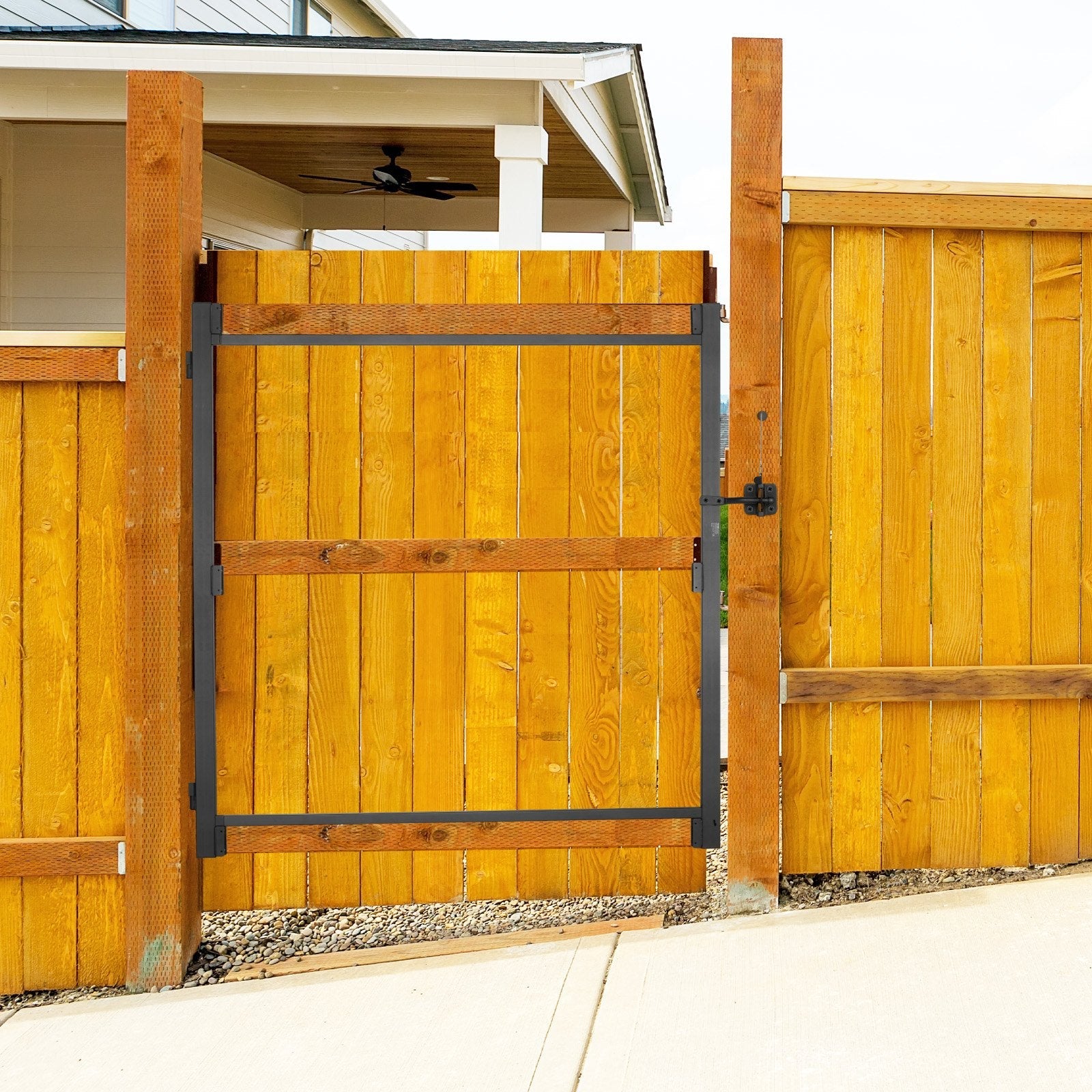 VEVOR Gate Building Kit Fits 40 to 72 in Wide Openings 4 to 5 ft High Fence 