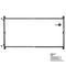 VEVOR Gate Building Kit Fits 60 to 96 in Wide Openings 4 to 5 ft High Fence