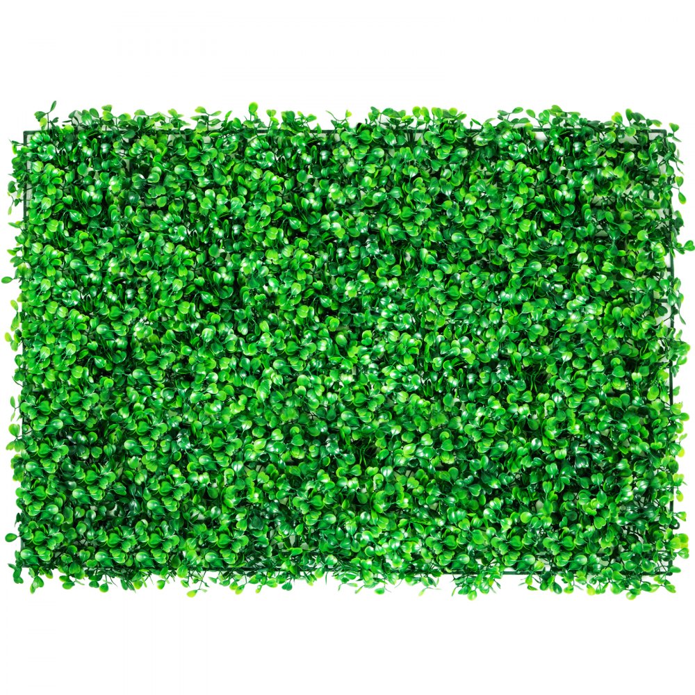 VEVOR Artificial Boxwood Panel UV 10pcs Boxwood Hedge Wall Panels Artificial Grass Backdrop Wall 24X16" 4cm Green Grass Wall Fake Hedge for Decor Privacy Fence Indoor Outdoor Garden Backyard 