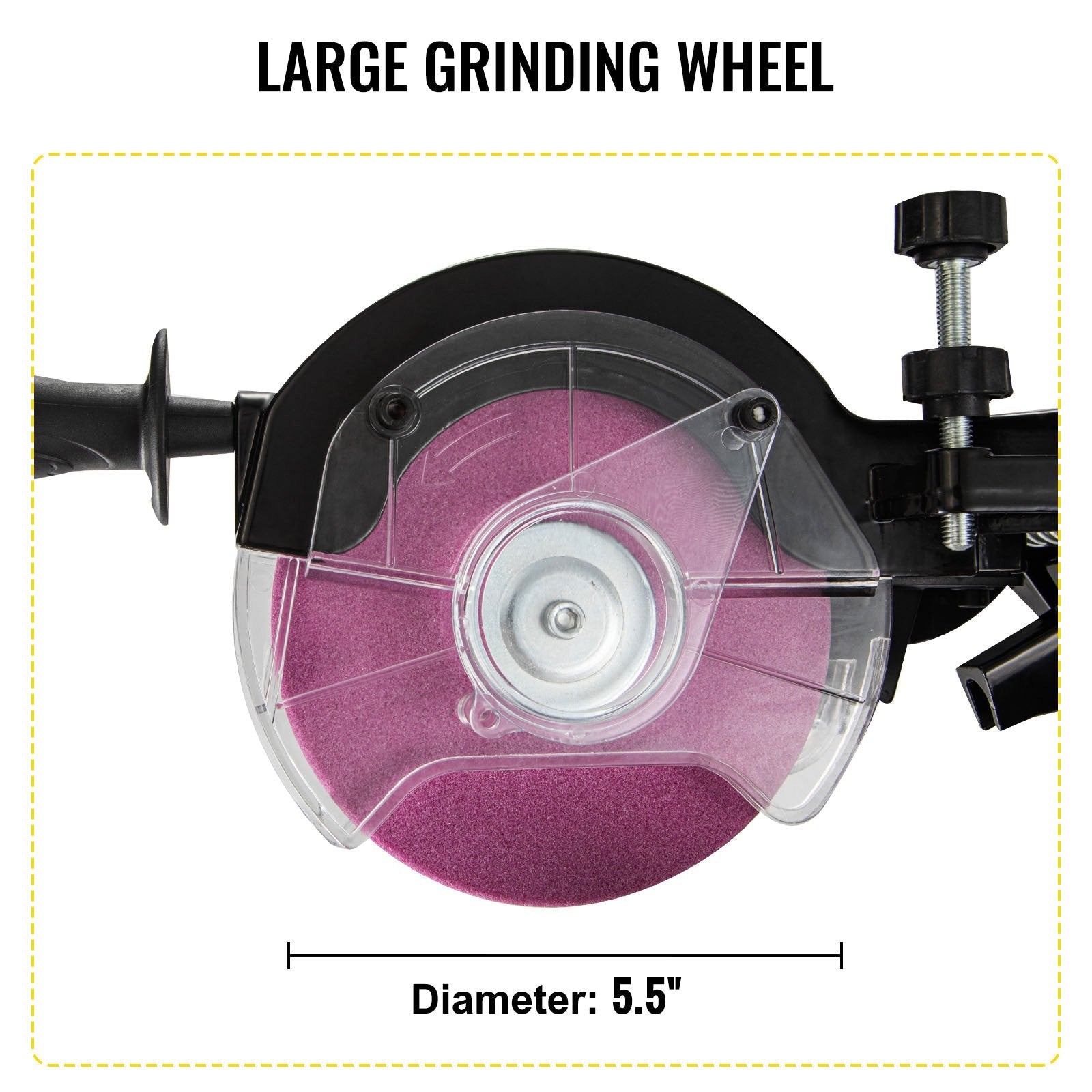 VEVOR Chainsaw Sharpener 230W, Professional Multi-Angle Adjustable Chain Grinder 3000RPM, Electric Chainsaw Blade Sharpener for 1/4\" to 2/5\" Chains 