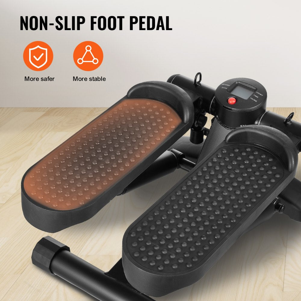 VEVOR Stair Stepper for Exercise at Home Mini Stepper with Resistance Band 