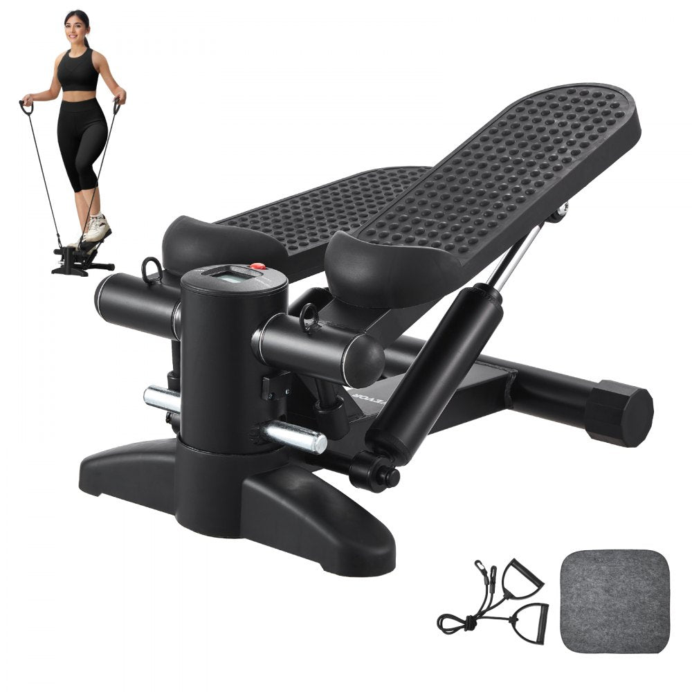 VEVOR Stair Stepper for Exercise at Home Mini Stepper with Resistance Band 