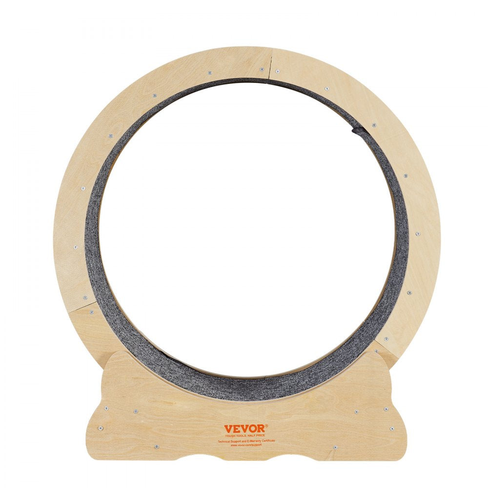 VEVOR Cat Exercise Wheel, Large Cat Treadmill Wheel for Indoor Cats, 29.5 inch Cat Running Wheel with Detachable Carpet and Cat Teaser for Running/Walking/Training, Suitable for Most Cats 