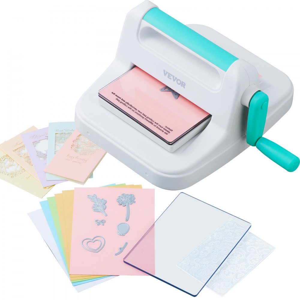 VEVOR Manual Die Cutting Embossing Machine 6" Opening For Art Craft Scrapbooking 