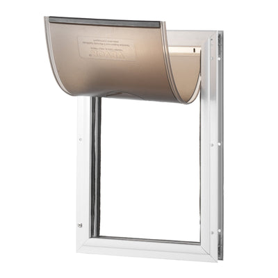 VEVOR Pet Door for Door with Lock and Magnetic Flap System Aluminum Frame Large 