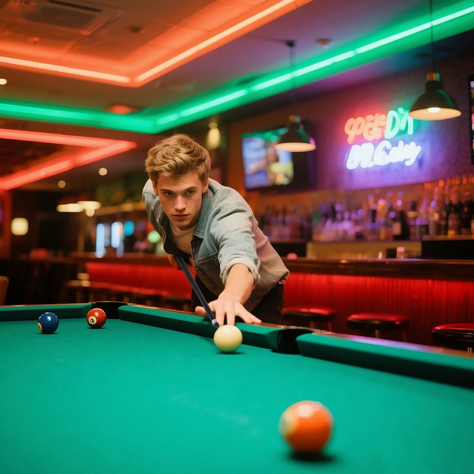 VEVOR Pool Cue, 1 Piece Pool Stick, 58 inch & 19 oz Canadian Maple Wood Billiard Pools Cue Stick with Multi-Layer Tip & ABS Connection Ring, Cues Sticks for Professional Pool Table, Bar, Home, Office 