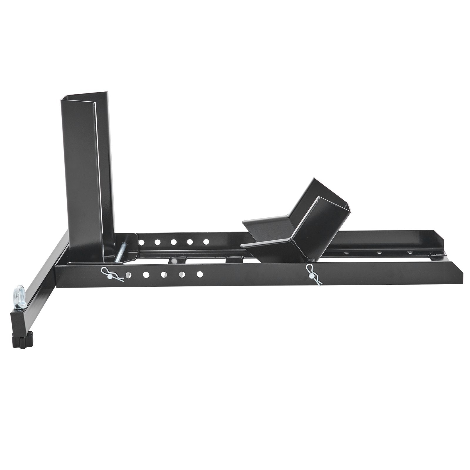 VEVOR Motorcycle Wheel Chock Upright, 1800 lbs Capacity, Heavy-duty Steel Motorcycle Front Wheel Stand with 6 Adjustable Holes, For 15"-22" Off-Road Motorcycles, Standard Motorcycles 