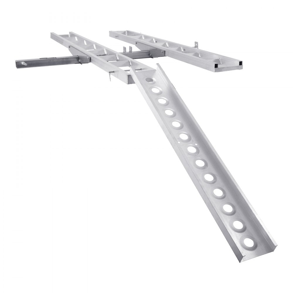 VEVOR Motorcycle Carrier, 2-Bike 600 LBS Aluminum Motorcycle Carrier Hitch Mount, Loading Ramp, Scooter Dirt Bike Trailer Hauler, Ratchet Straps and Stabilizer, for Car, Truck with 2" Hitch Receiver 