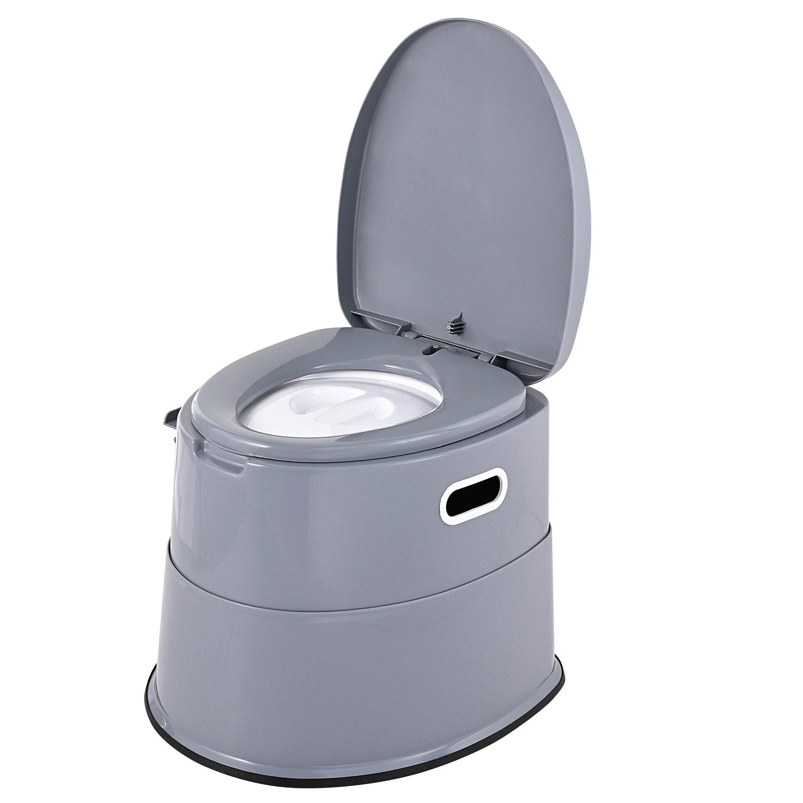VEVOR Portable Toilet for Camping, Porta Potty with 1.3 Gal Detachable Inner Bucket & Removable Paper Holder, Commode with Dual Lids, Travel Toilet for Adults Kids Outdoor Camping Car Long Road Trips 