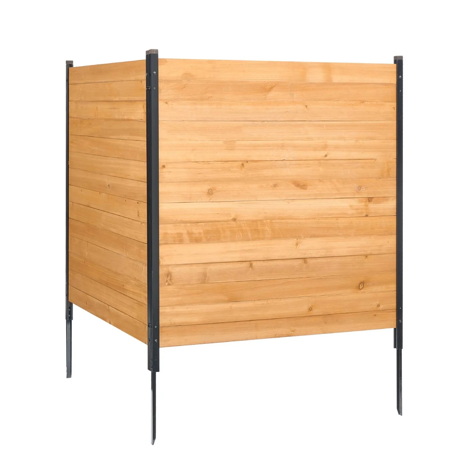 VEVOR Wooden Privacy Fence 2 Panels Solid Air Conditioner Fence 38" W x 42" L