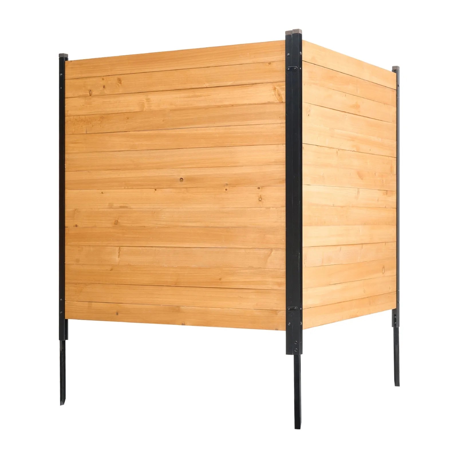 VEVOR Wooden Privacy Fence 2 Panels Solid Air Conditioner Fence 38" W x 42" L