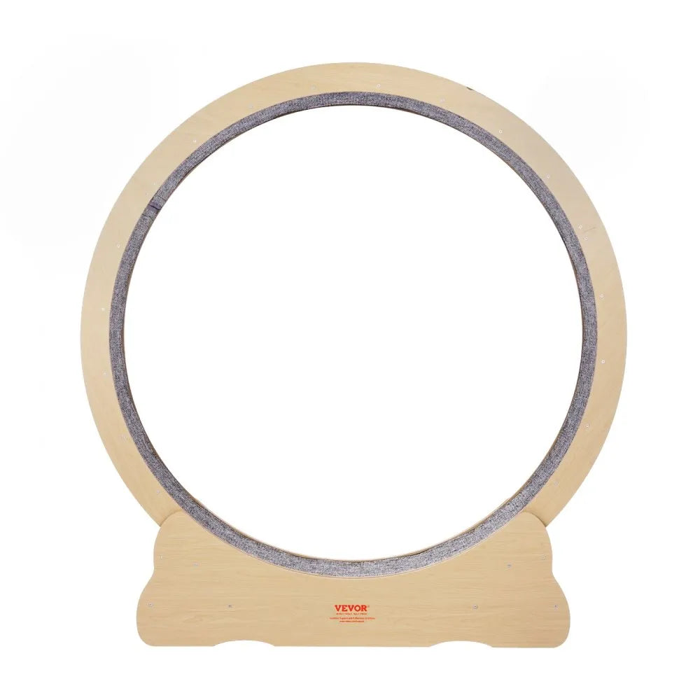 VEVOR Wooden Cat Exercise Wheel 52" Large Cat Treadmill Wheel for Indoor Cats