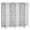 VEVOR Wood Room Divider Wooden Screen 6 Panel for Room Separation Home Office