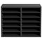 VEVOR Literature Organizers, 12 Compartments Office Mailbox with Adjustable Shelves, Wood Literature Sorter 20.4x12x16.1 inches for Office, Home, Classroom, Mailrooms Organization, EPA Certified Grey
