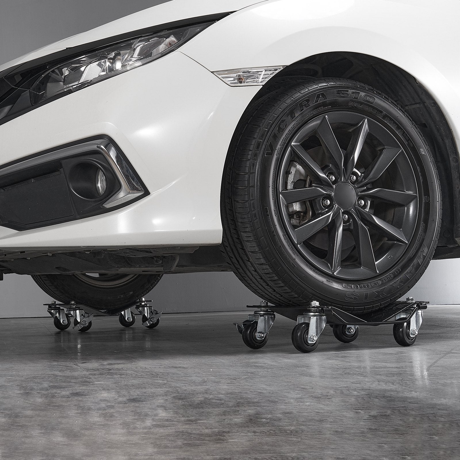 VEVOR Wheel Dolly, 3000 lbs/1360 kg Car Dollies, Wheel Dolly Car Tire Stake Set of 2 Piece, Heavy-duty Car Tire Dolly Moving Cars, Trucks, Trailers, Motorcycles, and Boats 