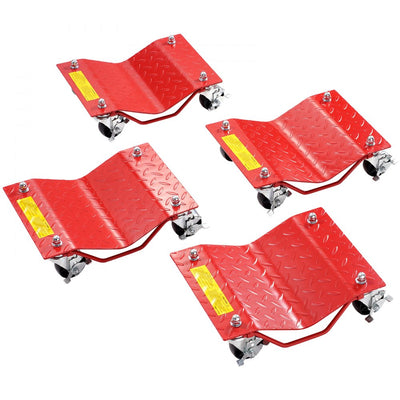 VEVOR Wheel Dolly Heavy-Duty Car Tire Stake Vehicle Moving Dolly 8000 lbs 4 Pack 