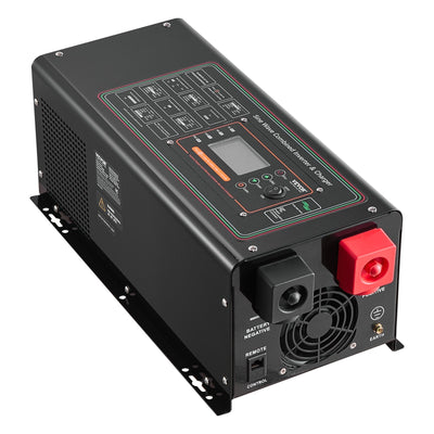 VEVOR 2000W Pure Sine Wave Inverter Charger DC 12V to AC 120V Power Inverter 