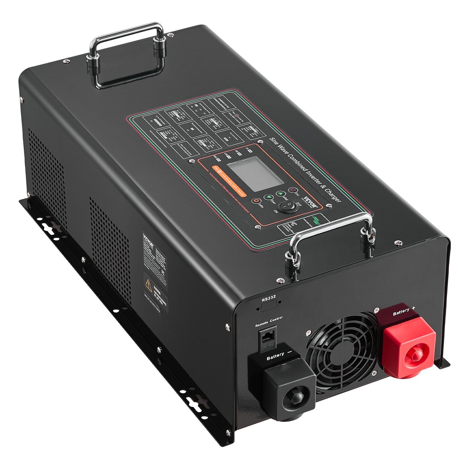 VEVOR 4000W Pure Sine Wave Inverter Charger DC 24V to AC 120V Power Inverter 