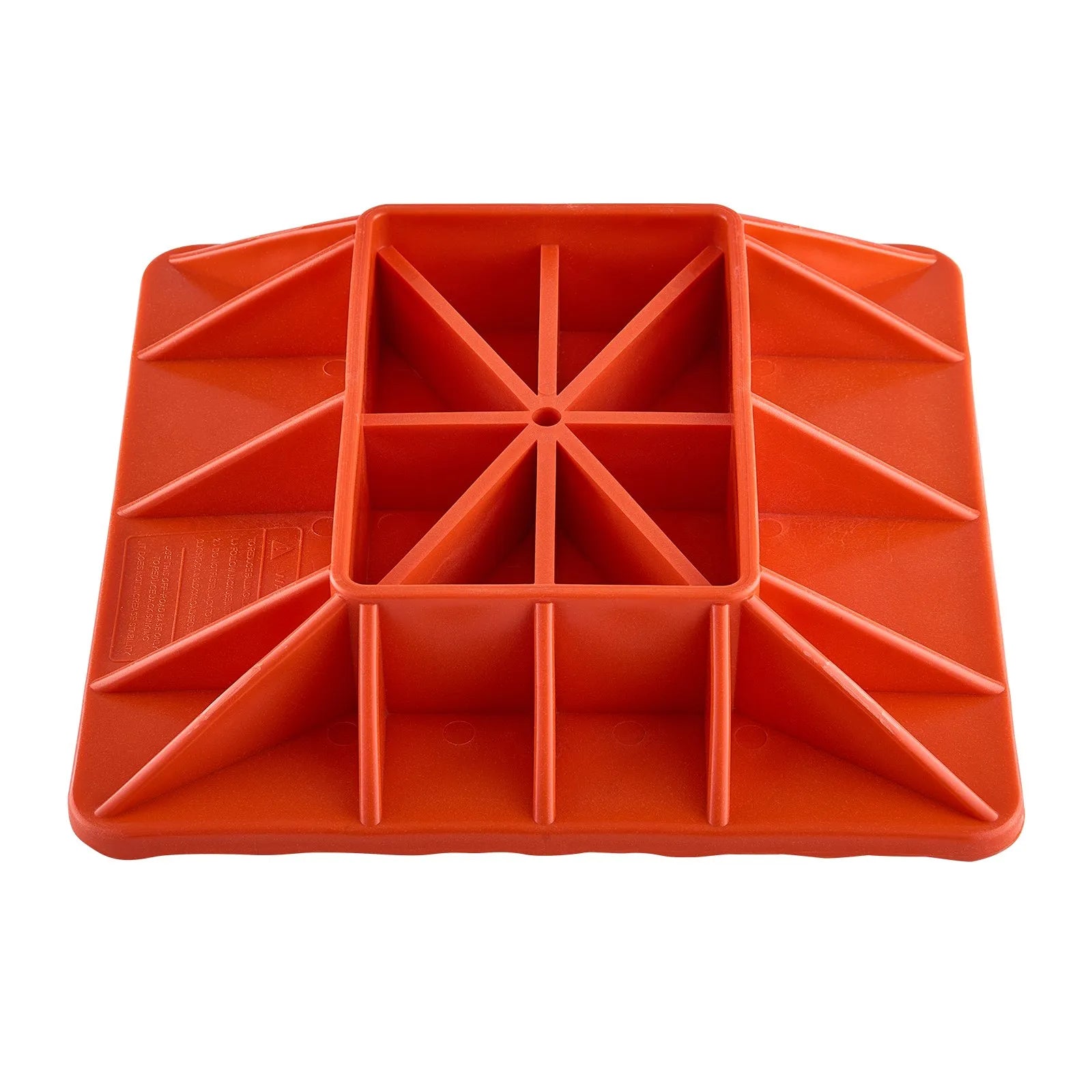 VEVOR High Lift Jack Base and Handle Keeper, 11.6" x 11.6" Off Road Jack Stand Base with 7000 Pound Capacity, Heavy-Duty Farm Jacks Support Stand for Most Jacks with 7.3" x 4.7" Base, Red 