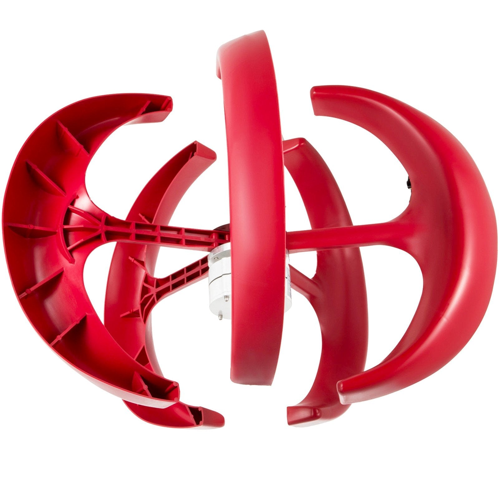 VEVOR Wind Turbine 400W 12V Wind Turbine Generator Red Lantern Vertical Wind Generator 5 Leaves Wind Turbine Kit Controller(400W 12V Red) 