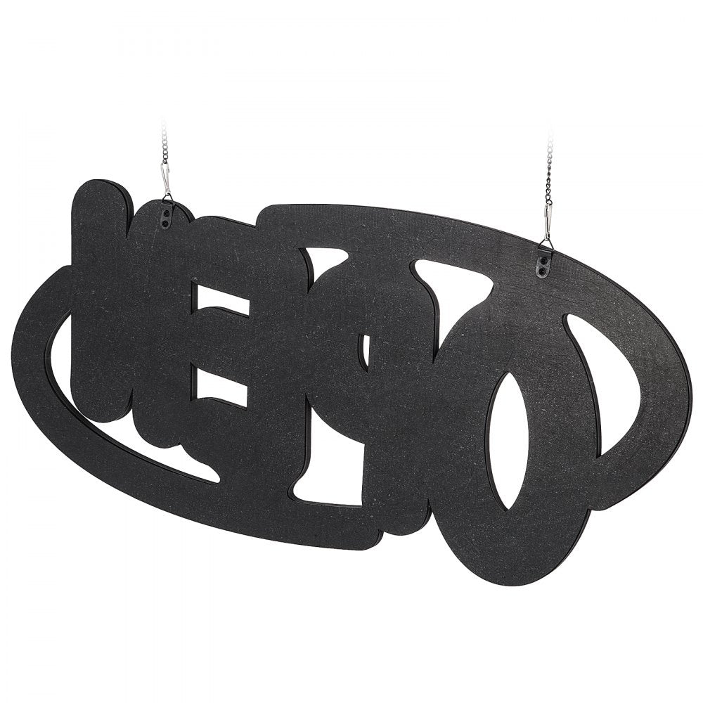 VEVOR Sign Open 31.5x15.7x1.2" Neon Open Sign 30W Led Open Sign Vertical Sign Open with 24 inch Hanging Chain and Power Adapter Bright Light for Business 