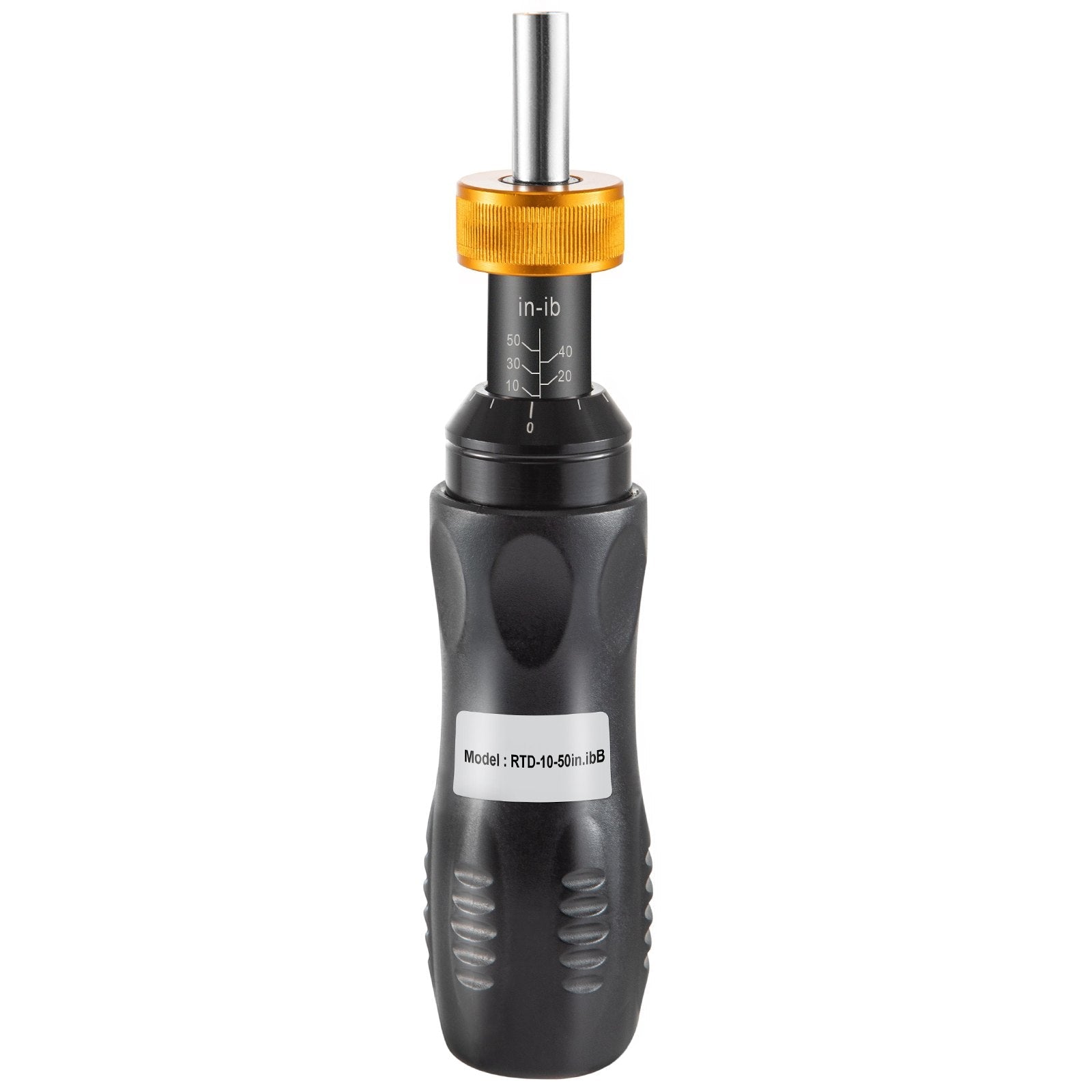 VEVOR Torque Screwdriver, 1/4\" Drive Screwdriver Torque Wrench, Torque Screwdriver Electrician 10-50 in/lbs, Torque Range Accurate to ±5%, 5 in-lb Increment Torque Screwdriver with Bits & Case 