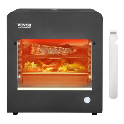 VEVOR Electric Steak Grill 1800W Smokeless Infrared Broiler Stainless Steel Home 