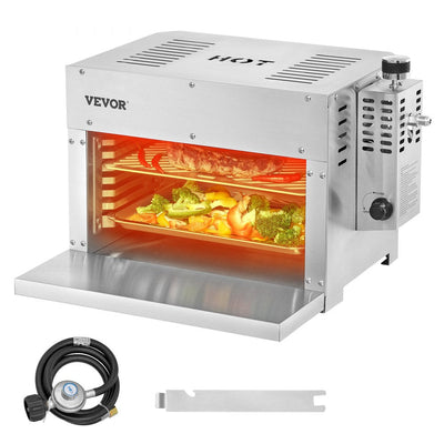 VEVOR Propane Steak Grill 1500°F Portable Infrared Broiler for Outdoor Barbecue 