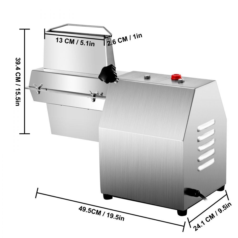 VEVOR Commercial Meat Tenderizer, Stainless Steel Electrical Meat Tenderizer, 750W Meat Tenderizer Machine, Heavy Duty Meat Tenderizer Electric Machine Kitchen Tool for Tenderizing Meat 