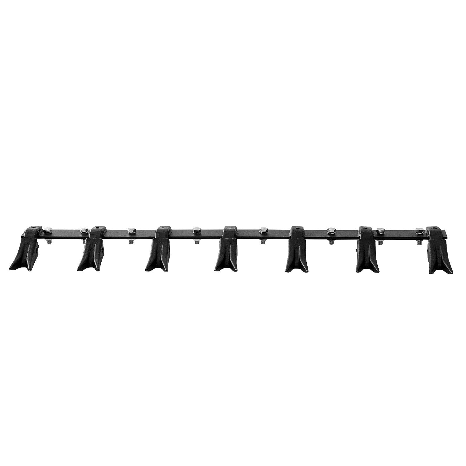 VEVOR Bucket Tooth Bar, 53'', Heavy Duty Tractor Bucket Teeth Bar for Sub-Compact Tractor Loader, 4560 lbs Load-Bearing Capacity, Fits Bucket Cutting Edges Sized 1/2" or Less with No Drilling Required 